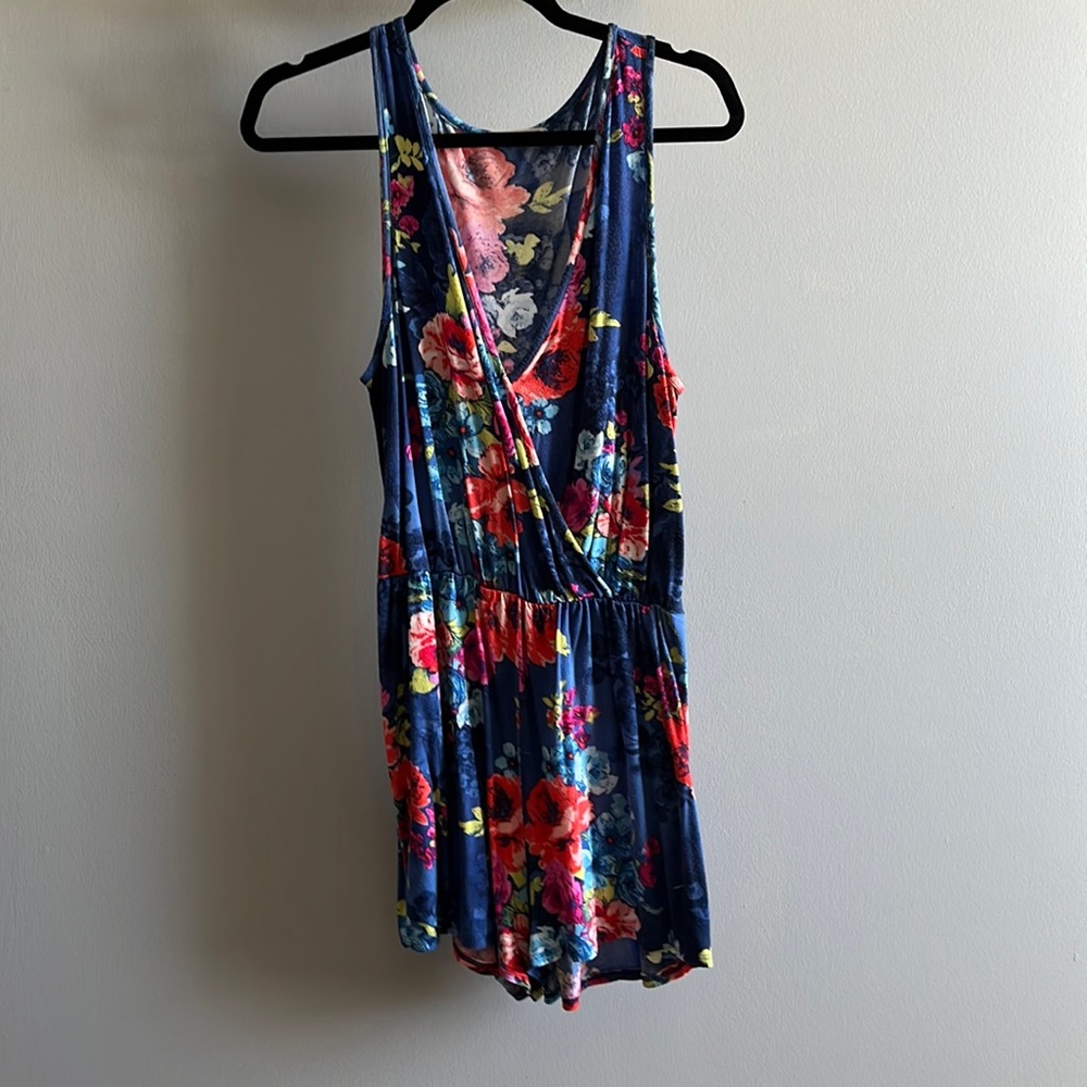 FLORAL ROMPER